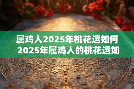 属鸡人2025年桃花运如何 2025年属鸡人的桃花运如何