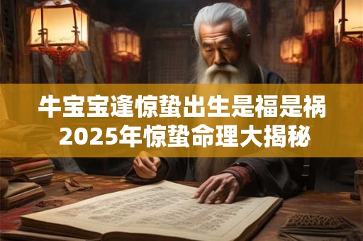 牛宝宝逢惊蛰出生是福是祸 2025年惊蛰命理大揭秘