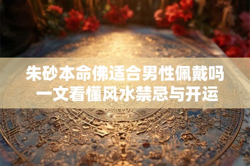 朱砂本命佛适合男性佩戴吗 一文看懂风水禁忌与开运作用
