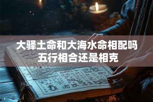 大驿土命和大海水命相配吗 五行相合还是相克