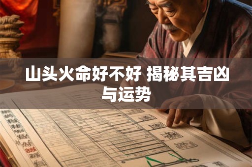 山头火命好不好 揭秘其吉凶与运势