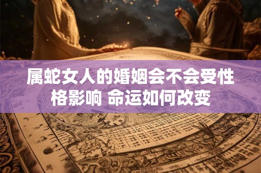属蛇女人的婚姻会不会受性格影响 命运如何改变