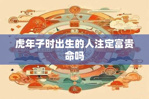 虎年子时出生的人注定富贵命吗