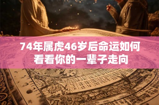 74年属虎46岁后命运如何 看看你的一辈子走向