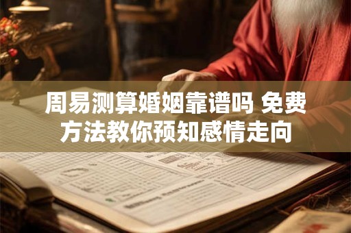 周易测算婚姻靠谱吗 免费方法教你预知感情走向