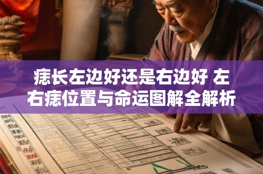 痣长左边好还是右边好 左右痣位置与命运图解全解析