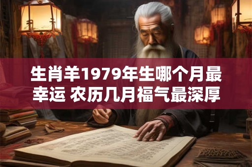 生肖羊1979年生哪个月最幸运 农历几月福气最深厚