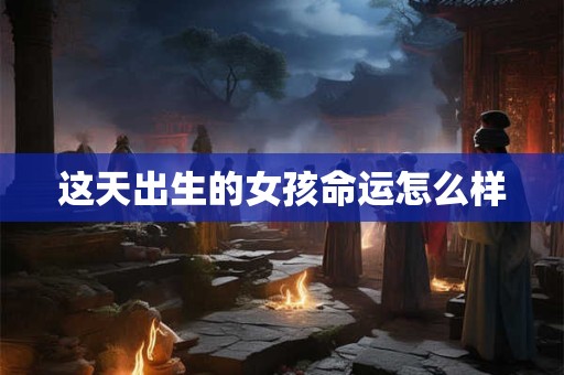 这天出生的女孩命运怎么样