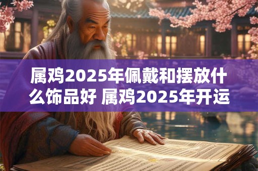属鸡2025年佩戴和摆放什么饰品好 属鸡2025年开运吉祥物 属鸡2025年佩戴和摆放什么饰品好 属鸡2025年开运吉祥物