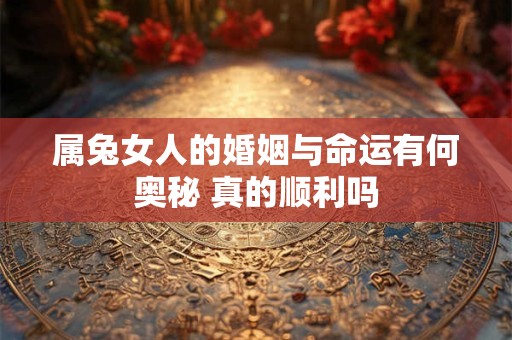 属兔女人的婚姻与命运有何奥秘 真的顺利吗