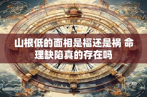 山根低的面相是福还是祸 命理缺陷真的存在吗