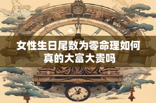 女性生日尾数为零命理如何 真的大富大贵吗