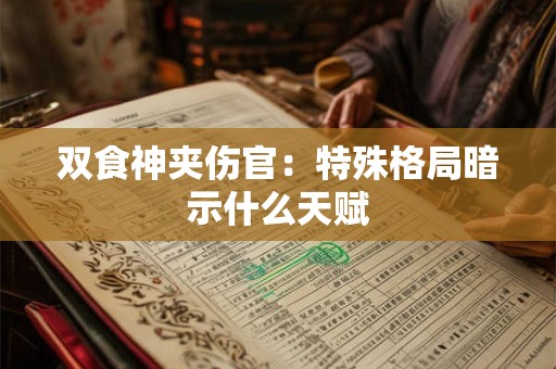 双食神夹伤官：特殊格局暗示什么天赋