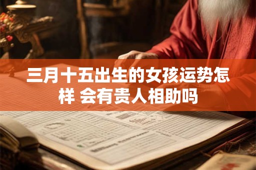 三月十五出生的女孩运势怎样 会有贵人相助吗