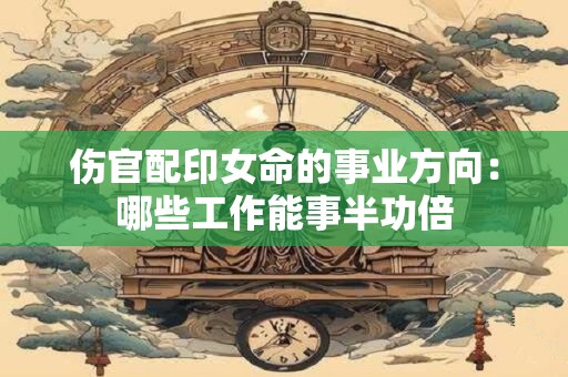 伤官配印女命的事业方向：哪些工作能事半功倍