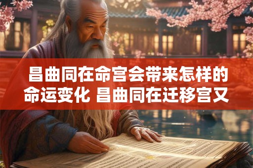 昌曲同在命宫会带来怎样的命运变化 昌曲同在迁移宫又有何不同影响