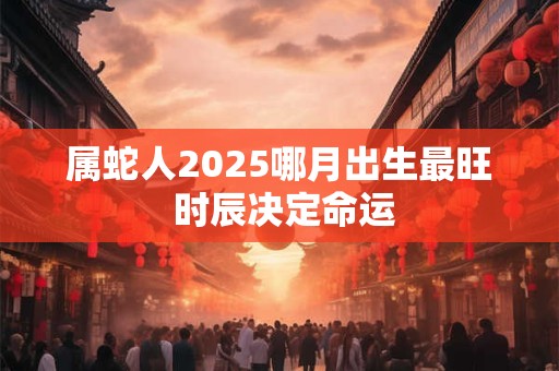 属蛇人2025哪月出生最旺 时辰决定命运