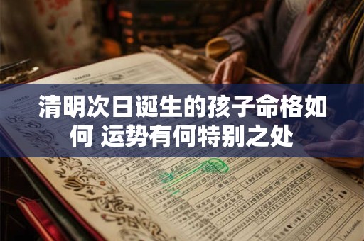 清明次日诞生的孩子命格如何 运势有何特别之处 清明次日诞生的孩子命格如何 运势有何特别之处