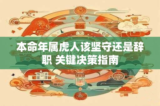 本命年属虎人该坚守还是辞职 关键决策指南