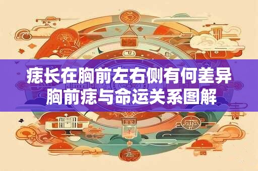 痣长在胸前左右侧有何差异 胸前痣与命运关系图解