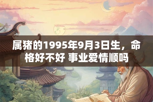 属猪的1995年9月3日生，命格好不好 事业爱情顺吗