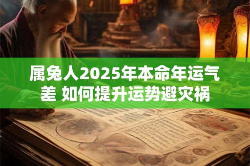 属兔人2025年本命年运气差 如何提升运势避灾祸
