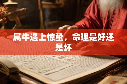 属牛遇上惊蛰，命理是好还是坏