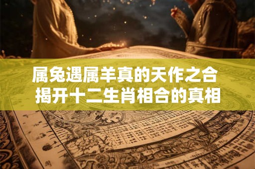 详细阅读:属兔遇属羊真的天作之合 揭开十二生肖相合的真相 属兔遇属羊真的天作之合 揭开十二生肖相合的真相