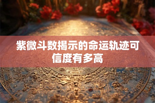 紫微斗数揭示的命运轨迹可信度有多高