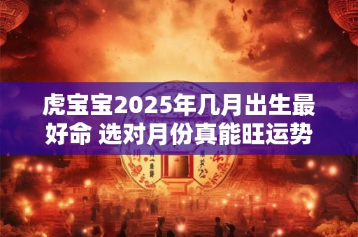 虎宝宝2025年几月出生最好命 选对月份真能旺运势吗