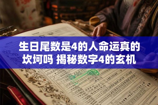 生日尾数是4的人命运真的坎坷吗 揭秘数字4的玄机
