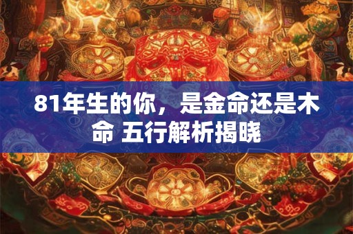 81年生的你，是金命还是木命 五行解析揭晓