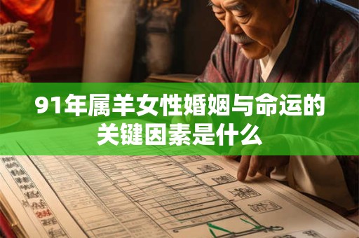 91年属羊女性婚姻与命运的关键因素是什么