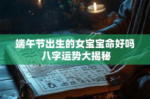 端午节出生的女宝宝命好吗 八字运势大揭秘