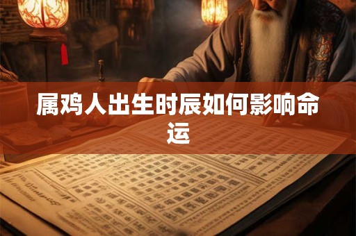 属鸡人出生时辰如何影响命运