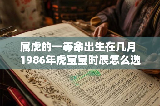 属虎的一等命出生在几月 1986年虎宝宝时辰怎么选