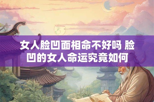 女人脸凹面相命不好吗 脸凹的女人命运究竟如何