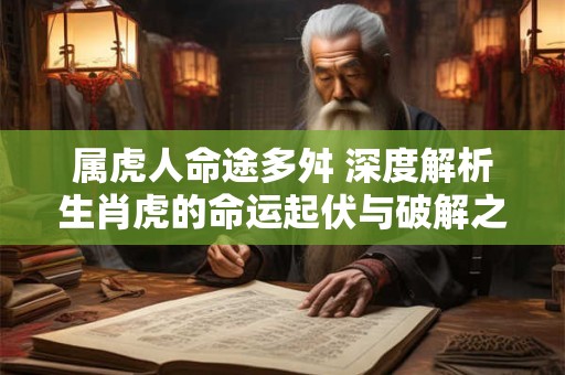 属虎人命途多舛 深度解析生肖虎的命运起伏与破解之道