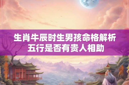 生肖牛辰时生男孩命格解析 五行是否有贵人相助