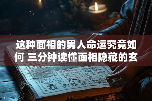这种面相的男人命运究竟如何 三分钟读懂面相隐藏的玄机