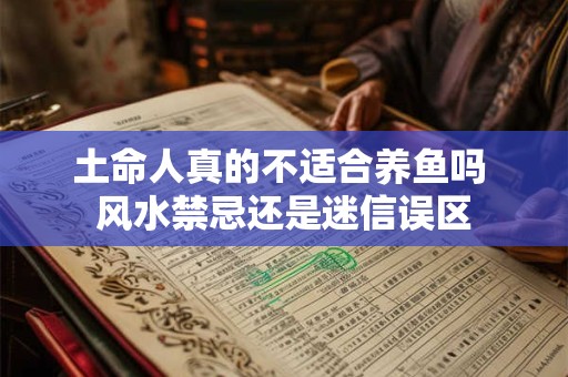 详细阅读:土命人真的不适合养鱼吗 风水禁忌还是迷信误区 土命人真的不适合养鱼吗 风水禁忌还是迷信误区