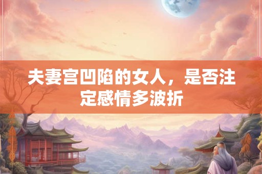 夫妻宫凹陷的女人，是否注定感情多波折