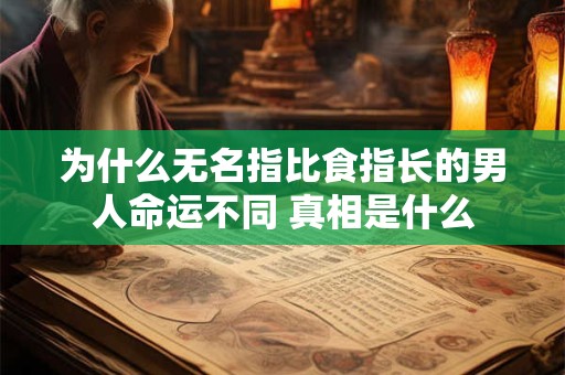 为什么无名指比食指长的男人命运不同 真相是什么
