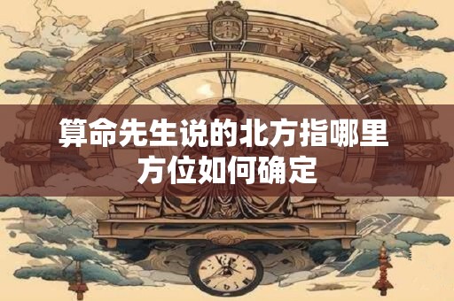 算命先生说的北方指哪里 方位如何确定