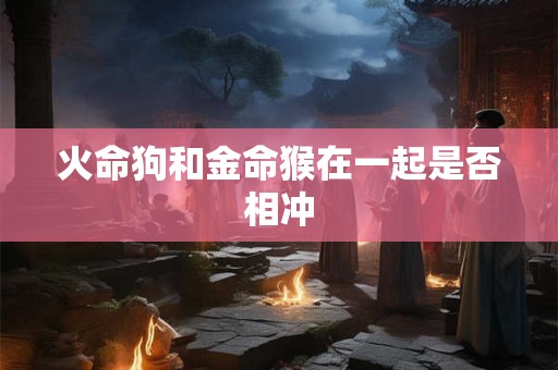火命狗和金命猴在一起是否相冲