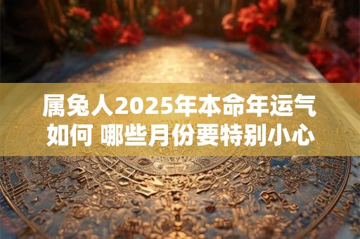 属兔人2025年本命年运气如何 哪些月份要特别小心