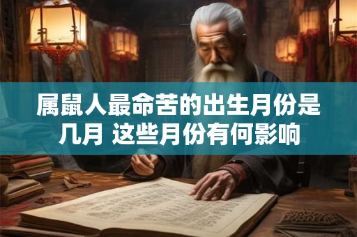 属鼠人最命苦的出生月份是几月 这些月份有何影响