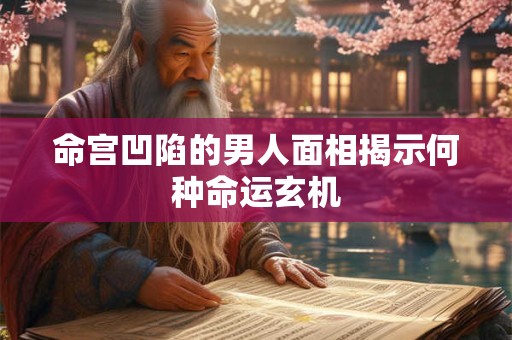 命宫凹陷的男人面相揭示何种命运玄机