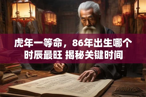 虎年一等命，86年出生哪个时辰最旺 揭秘关键时间
