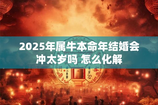 2025年属牛本命年结婚会冲太岁吗 怎么化解